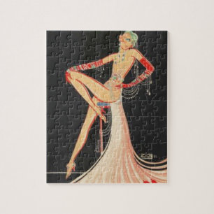 Elegant Flapper Jigsaw Puzzle
