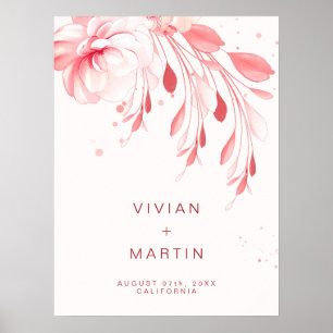 Elegant Flawless Sakura Blossom Wedding  Poster