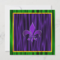 Elegant Fleur De Lis Mardi Gras Wedding