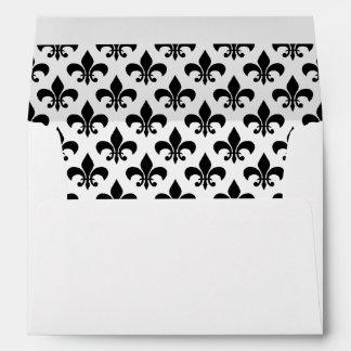 Elegant Fleur de Lis Pattern Envelopes