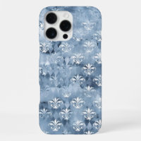 Elegant Fleur-de-Lis - Vintage Blue French