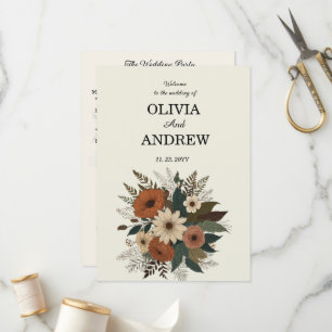 Elegant floral accents and soft colour palette fla program