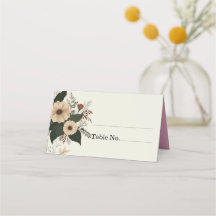 Elegant floral accents and soft colour palette