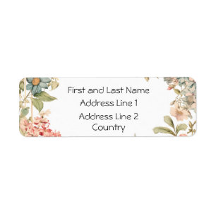 Elegant Floral Address Labels – Personalized