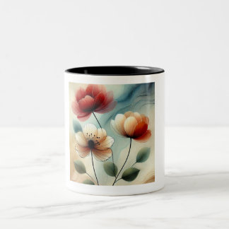 Elegant Floral Art Mug