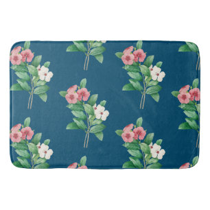 Elegant Floral Bath Mat