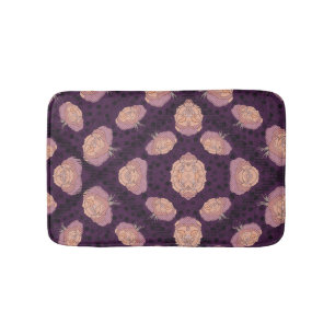 Elegant Floral Blanket – Cozy Botanical Throw Bath Mat