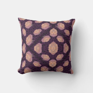 Elegant Floral Blanket – Cozy Botanical Throw Cushion