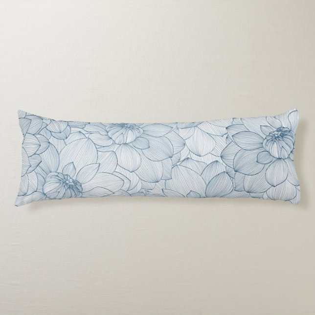 Elegant Floral Body Cushion (Front)
