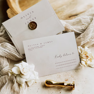 Elegant Floral Boho Wedding Envelopes