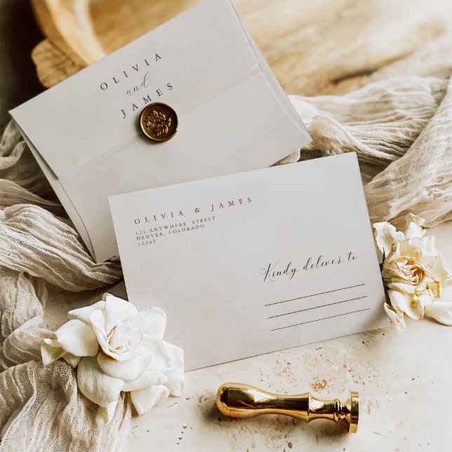 Elegant Floral Boho Wedding Envelopes (Creator Uploaded)