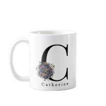 Elegant Floral Botanical Monogram | Custom Text