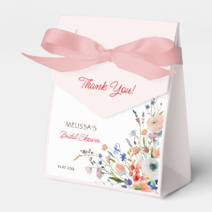 Elegant Floral Bridal Shower Favour Box