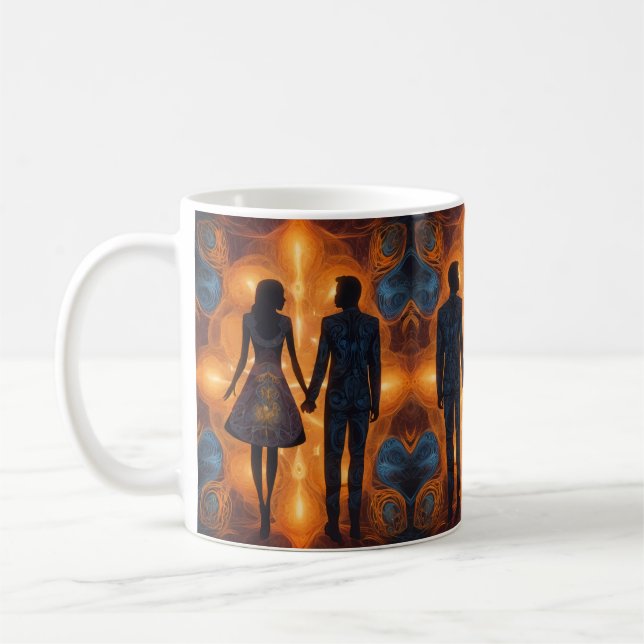 Elegant Floral Bride Wedding Collection  Coffee Mug (Left)