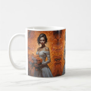 Elegant Floral Bride Wedding Collection  Coffee Mug