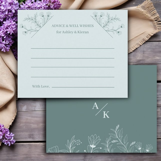 Elegant Floral Budget Advice Card (Creator Uploaded)