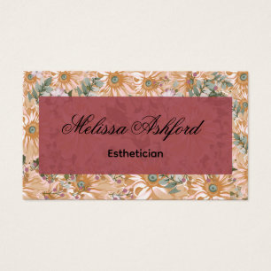 Elegant Floral Business Card