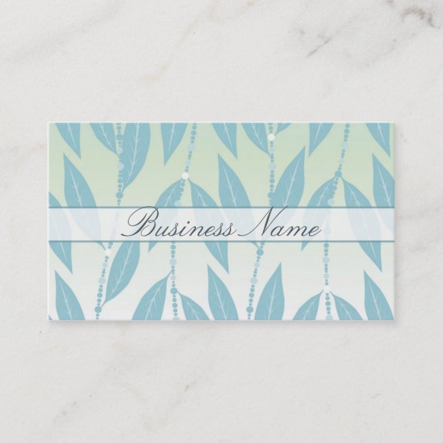 Elegant Floral Business Card (Front)