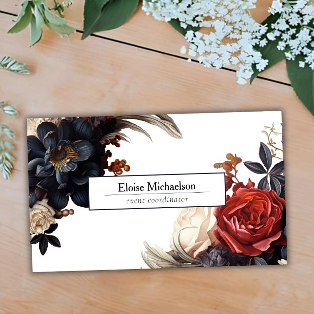 Elegant Floral  Business Card (Creator Uploaded)