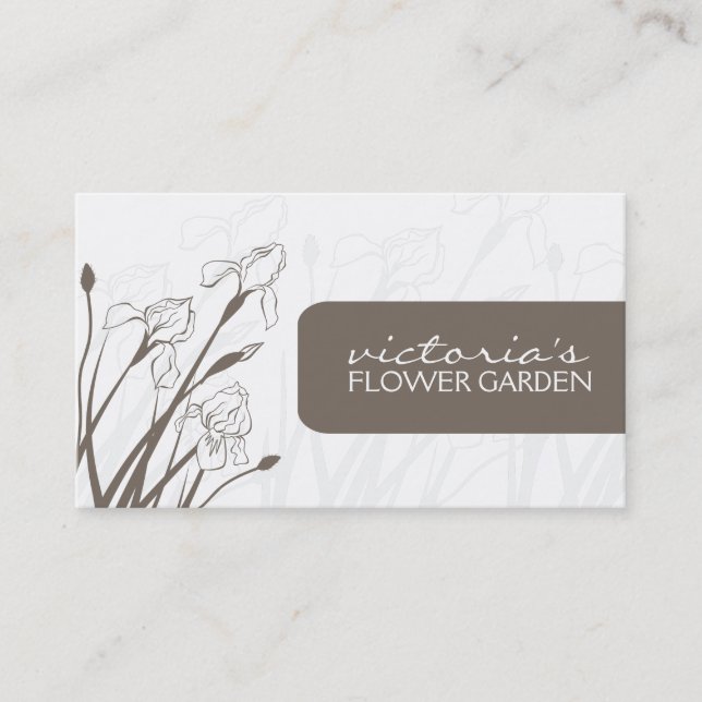 Elegant Floral Business Card (Front)
