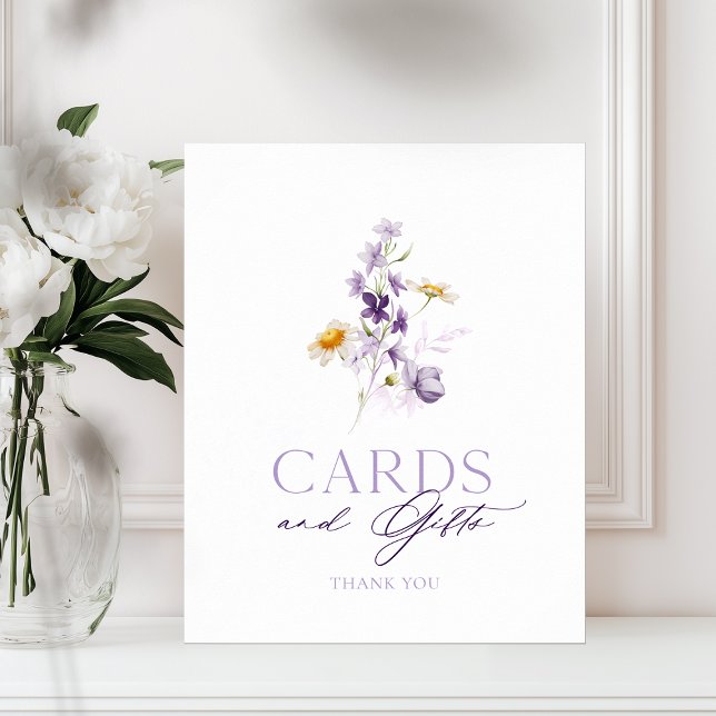 Elegant Floral Cards and Gifts Sign (Creator Uploaded)