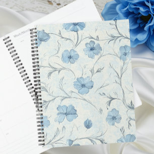 Elegant Floral Country Blue Shabby Chic Organiser