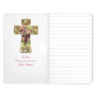 Elegant Floral Cross Journal