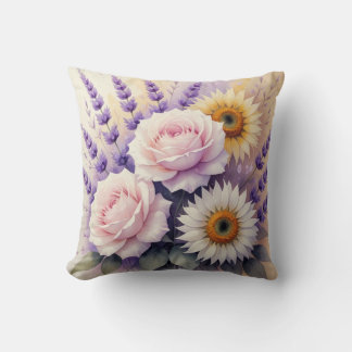 Elegant Floral Cushion