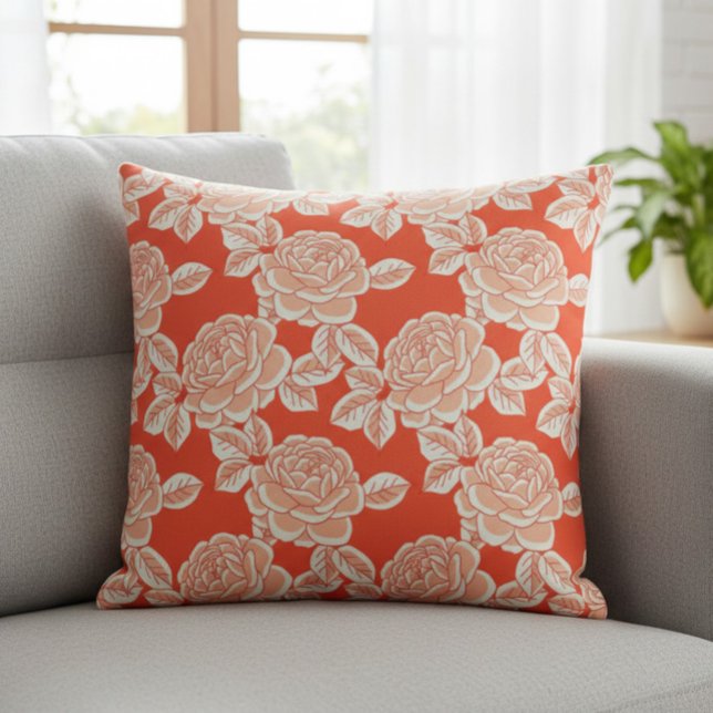 Elegant Floral Cushion with Vintage Charm (Creator Uploaded)