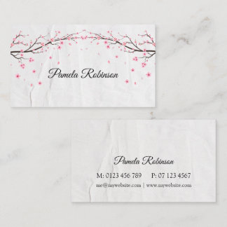 Elegant Floral Custom Business Card