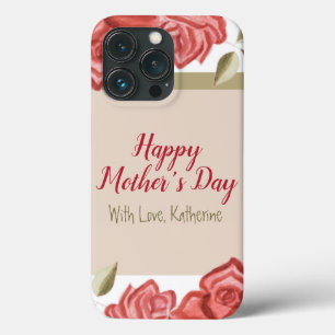 Elegant Floral Cute Modern Mothers Day iPhone 13 Pro Case