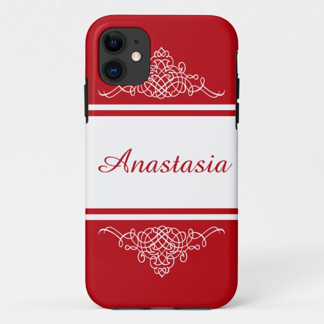 Elegant floral design Case-Mate iPhone case (Back)