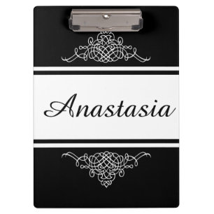 Elegant floral design clipboard