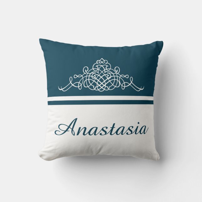 Elegant floral design cushion (Front)