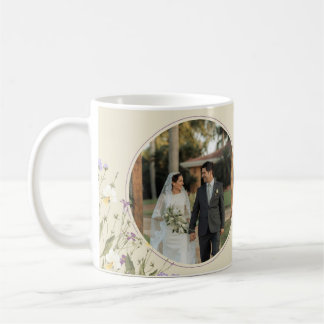 Elegant Floral Design for Bridesmaid Gifts Coffee Mug