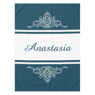 Elegant floral design tablecloth