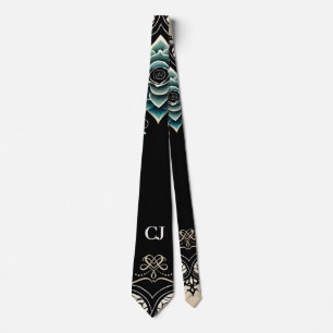 Elegant floral  design that exudes luxury  tie