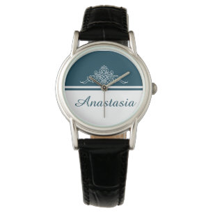 Elegant floral design watch