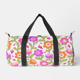 Elegant Floral Designs – Beautiful & Customisable  Duffle Bag