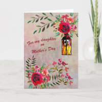 ELEGANT FLORAL FOR MY DAUGHTER CARD