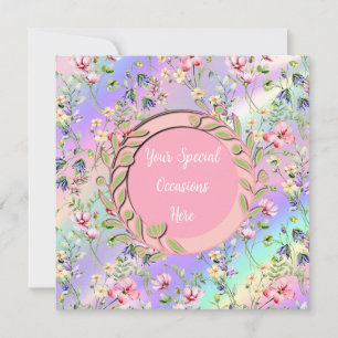 Elegant Floral Frame: for Every Occasion Invitation