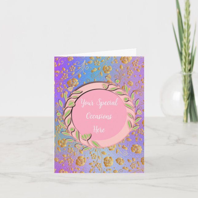 Elegant Floral Frame: for Every Occasion Invitation (Front)