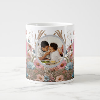 Elegant Floral Garden Wildflower Mug for Mum 