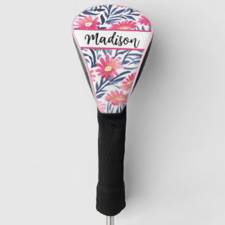 Elegant Floral Golf Head Cover: Protect Your Club Golf Head Cover