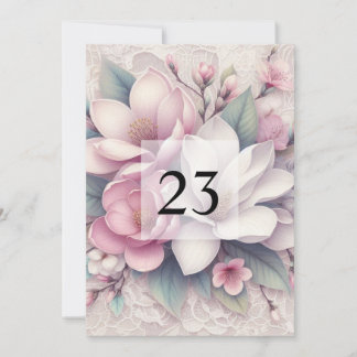 Elegant floral greenery watercolor birthday party invitation
