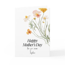 Elegant Floral Happy Mother’s Day Personalised