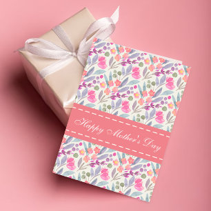Elegant Floral Happy Mother's Day Card