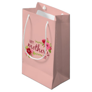 Elegant Floral Happy Mother's Day   Gift Bag