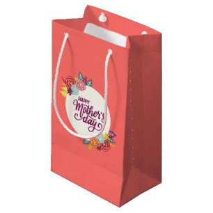 Elegant Floral Happy Mother's Day   Gift Bag