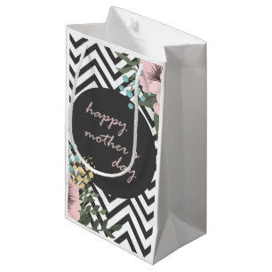 Elegant Floral Happy Mother's Day   Gift Bag